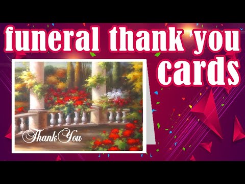 Funeral Thank You Cards - Templates For Download