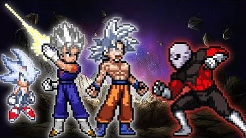 Hyper Sonic OP & Goku MUI DBFZ V2 OP & Vegito OP VS Jiren OP in Jump Force Mugen