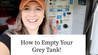 How to Empty Your Grey Water Tank in an RV or Camper