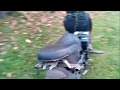 Пепелац-скутер с двигателем от мотоблока.
