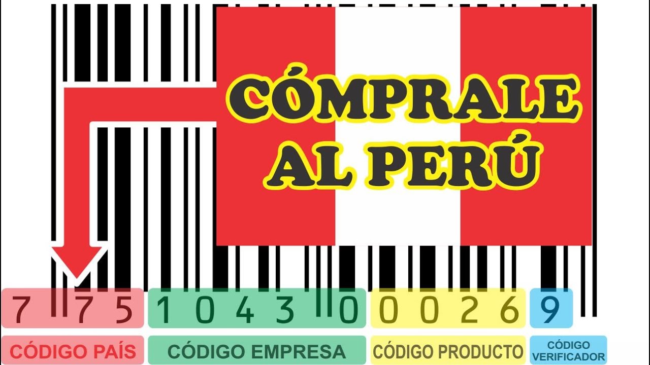 😱😱Código de barras. Cómprale al Perú. Compra producto peruano. - YouTube
