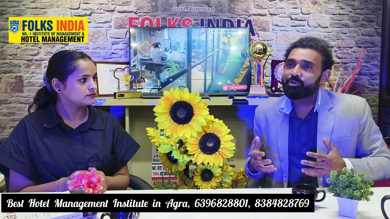 क्यों करे Hotel management course | Best hotel management college in Agra | Folks India |