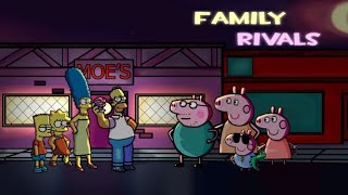 LA FAMILIA SIMPSON VS LA FAMILIA DE PEPPA PIG [ Family Rivals ] Showcase