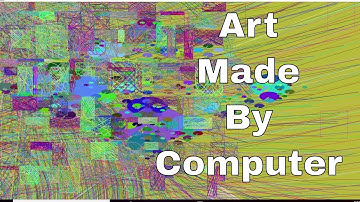 Generative art grathics made by computer