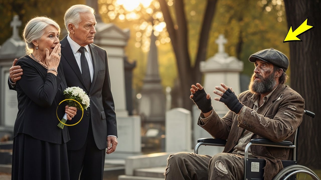 „МАМО, ТАТКО, ЖИВ СЪМ!“ — ИЗВИКА ПРОСЯКЪТ КЪМ БОГАТАТА ВЪЗРАСТНА ДВОЙКА НА ГРОБИЩЕТО