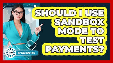 Should I Use Sandbox Mode To Test Payments?