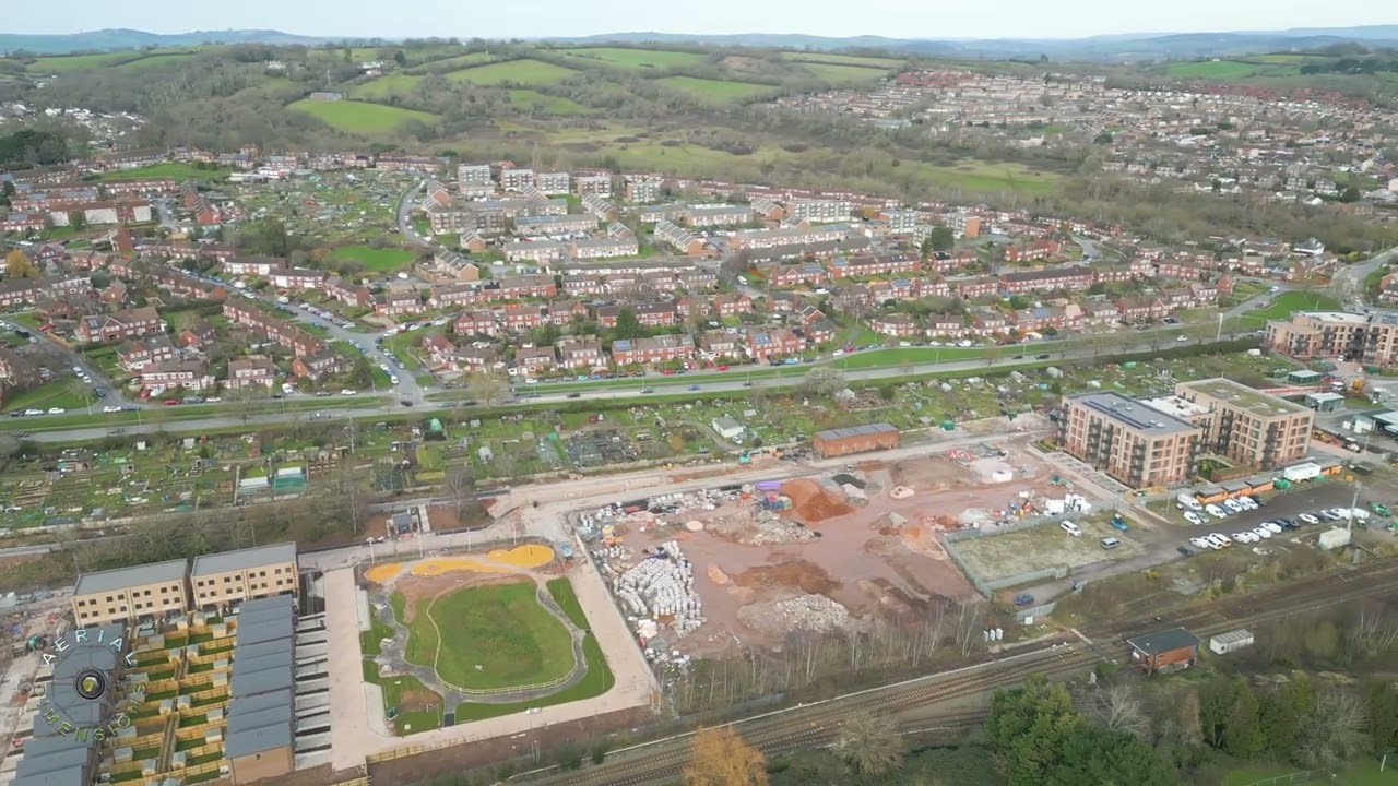AERIAL 360 DEGREE VIEW OF EXETER (360 Video, 14.02.26)