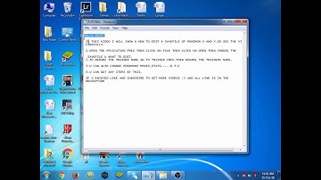 HOW TO EDIT A SAVEFILE VIA PKHEX