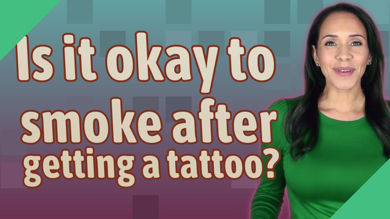 can you smoke cigarettes after getting a tattoo How Smoking & Drinking Affect Removal Risk of vaping and getting
