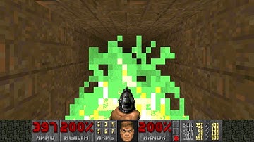 DOOM ZERO MAP20: FAMILIAR FACE UV 100% ITEM AND SECRETS
