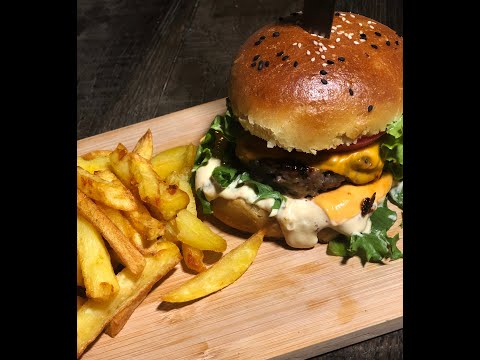 ბურგერი გრილზე|Grilled Burger|MK's Posh Kitchen