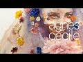 eccentric beauty - watercolor portrait