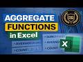 One Formula, Many Calculations | Excel Aggregate Function