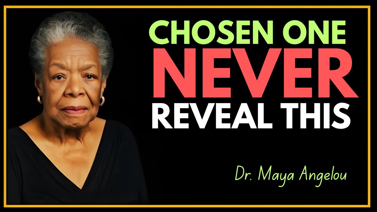 Избранный знает, когда не следует говорить. Мощная речь доктора Майи Ангелу.