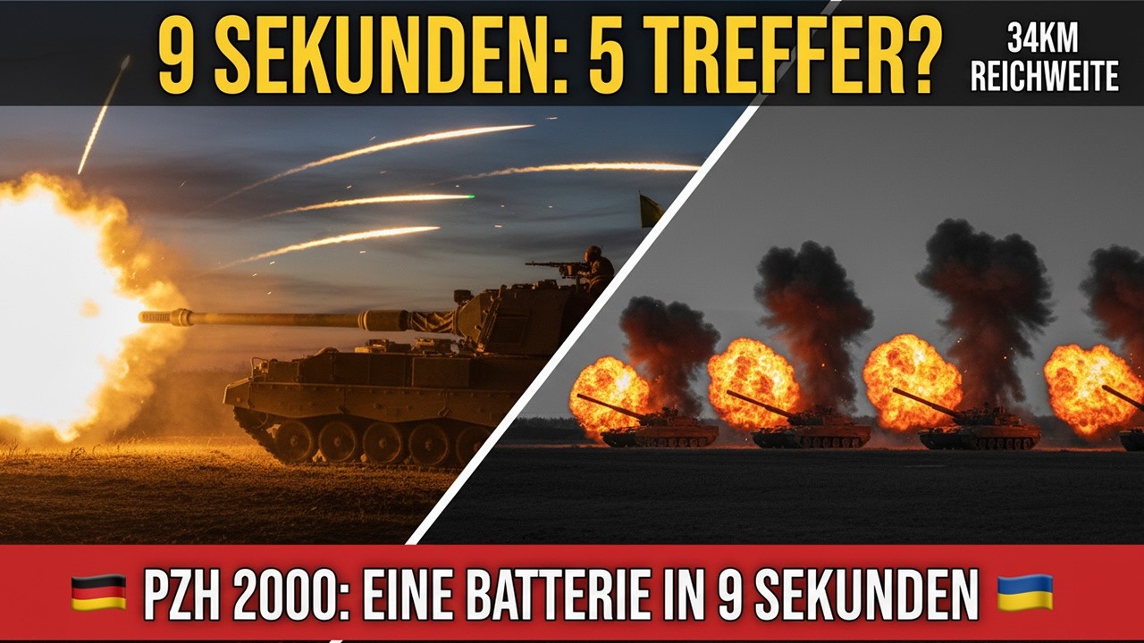 NATO SCHOCKIERT: Warum die Panzerhaubitze 2000 russische Batterien in 40 Sekunden zerstört