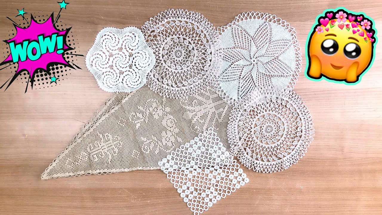 Оцените старые кружева, которые вы не используете. Сделай сам идею
