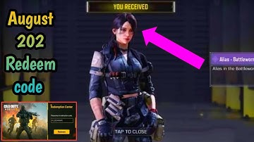 August 7 Working Redeem code cod mobile 2022 | cod mobile Redeem code 2022 | codm Redeem code 2022