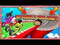 SHINCHAN AND FRANKLIN TRIED THE GIANT SPEED BOOSTER TRIPLE FUNNEL TUNNEL PARKOUR CHALLENGE GTA 5