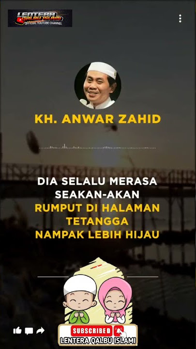 Hakikat Menikmati Hidup - KH. Anwar Zahid | Dakwah Islam #ceramahpendek #dakwahpendek