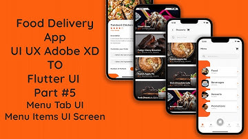 #5 Flutter Food Delivery App: Menu Tab UI & Menu Items List | Step-by-Step Guide