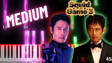 Accomplished (Ending theme) | From Squid Game 3 | Piano Tutorial | Medium
