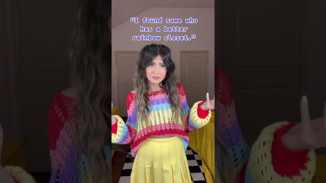 The Most Colorful Closet On Youtube Rainbow
