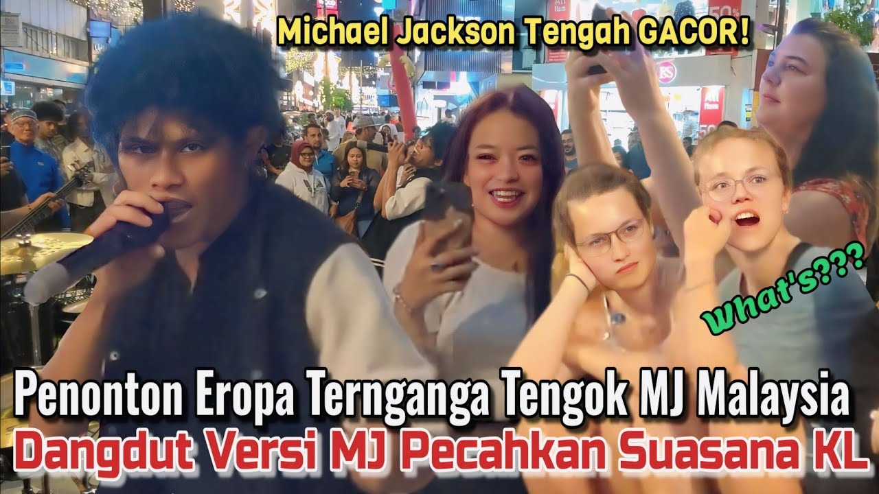 🔥Tertawa Semua Turis! MJ Malaysia Nyanyi Dangdut, Geng Minah Saleh Ternganga Tengok Tarian Lucu MJ🤣