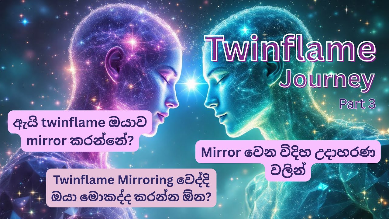 💜Twin-flame Journey Part 3🦋සිංහල |ඇයි twin-flame ඔයාව mirror කරන්නේ? |The Fallen Goddess💜✨