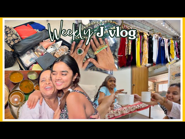 Shopping + Prepping + Packing for Indian Wedding  |  Weekly J vlog💕💃 class=