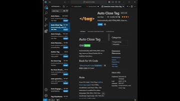 How to add Auto Closing Tag Extension in VS Code || Visual Studio Code #windows #vscode #coding