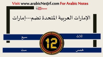 Arabic MCQ Practice - Unit 10(التطبيقات اللغوية-الترجمة-المعلومات العامة), Part-1 #ArabicNetJrf