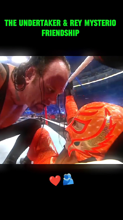 The Undertaker & Rey Mysterio Friendship 🫂 Edit #undertaker #reymysterio #friendship #friends #edit