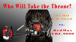 Redmax EBZ-9000 vs ECHO PB-9010; Which is the Most powerful Backpack blower