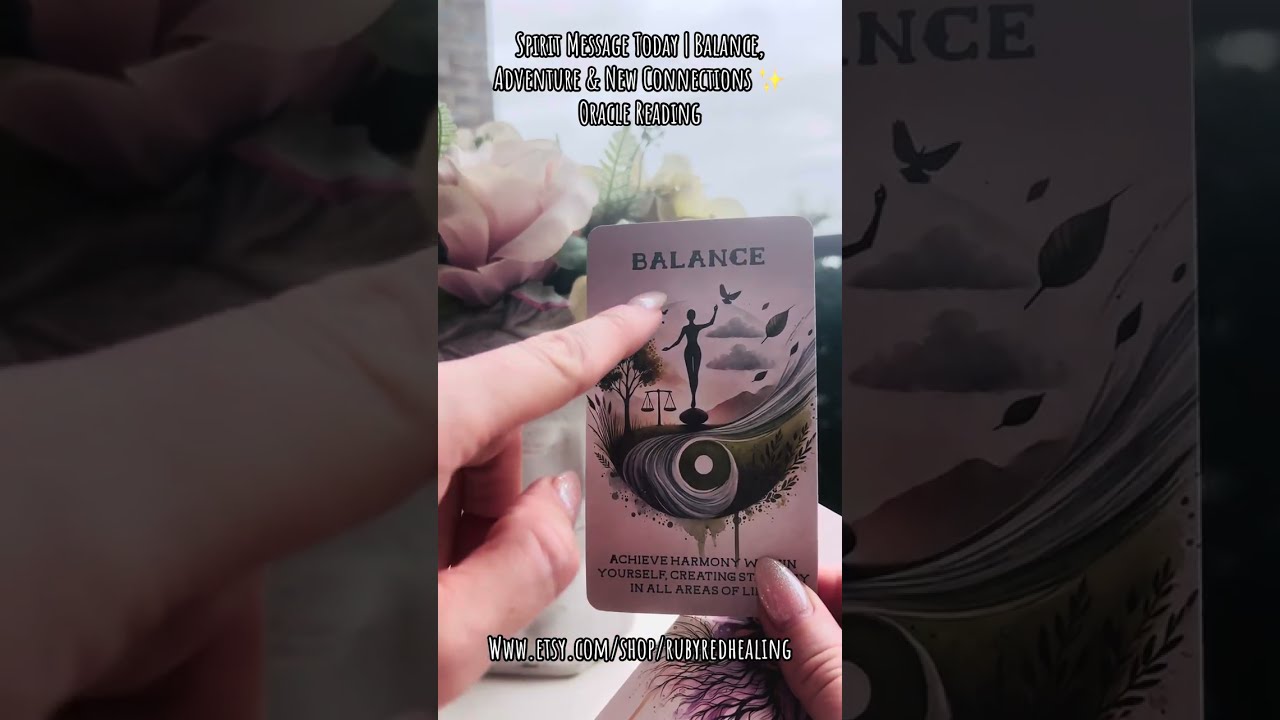 Spirit Message Today | Balance, Adventure & New Connections ✨ Oracle Reading 