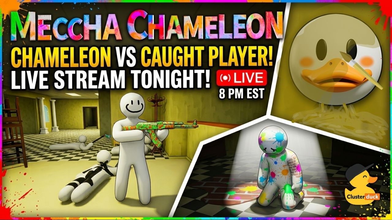 They Tried to Find Me! The Ultimate Hide & Seek in Meccha Chameleon