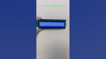 7Manufacturer developed and produced 2402 character dot matrix LCD module, blue #electronic