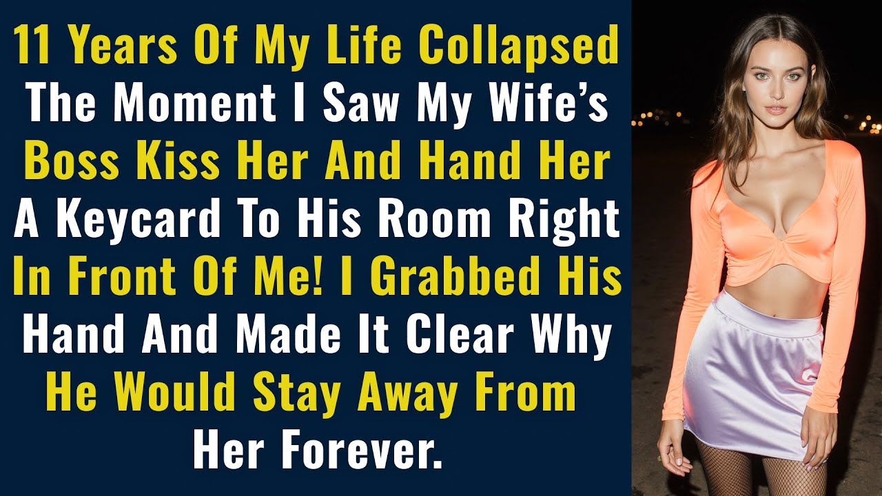 11 Years Of My Life Collapsed The Moment I Saw My Wife’s Boss Kiss Her And Hand Her A Keycard...