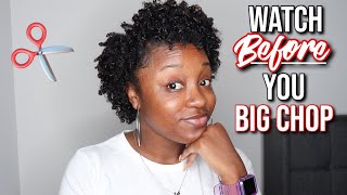 WATCH THIS BEFORE YOU BIG CHOP | things to consider before you cut your hair