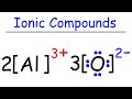 How To Draw The Lewis Structures of Ionic Compounds