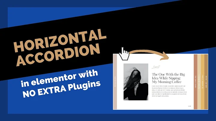 Build an Elementor Horizontal Accordion for FREE with NO Extra PLUGINS