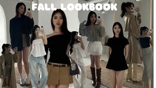 FALL LOOKBOOK (Back to school edition)