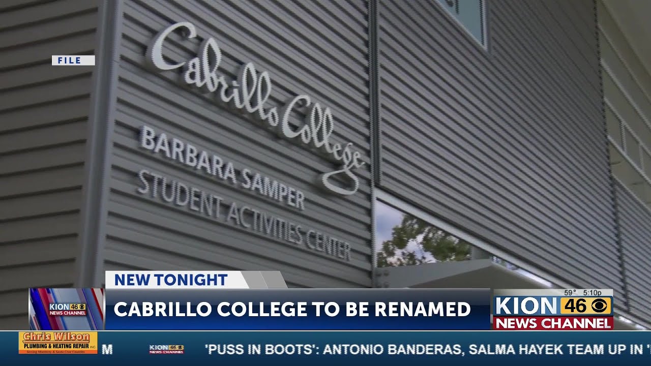 Cabrillo College will be getting a new name - YouTube
