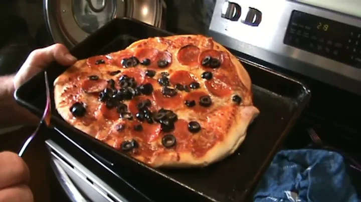 PIEZANO Crispy Crust Pizza Oven With Easy Homemade Pizza Dough