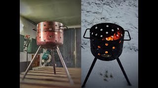 🔥 Feuerkorb selber bauen - DIY