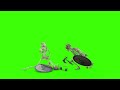 FX Guru Skeleton Warriors On Green Screen