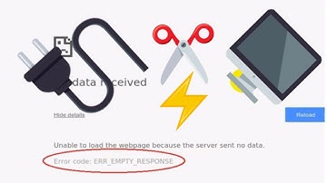 (ERROR) ERR_EMPTY_RESPONSE/ No Data Received / This page isn’t working / didn’t send any data