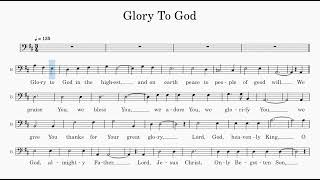 Glory To God bass Part  Mass Of Spirit And Grace