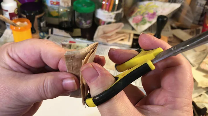 Tutorial on junk journal out of a tea bag