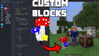 How to create custom Blocks for Minecraft Bedrock Tutorial | Bridge V2