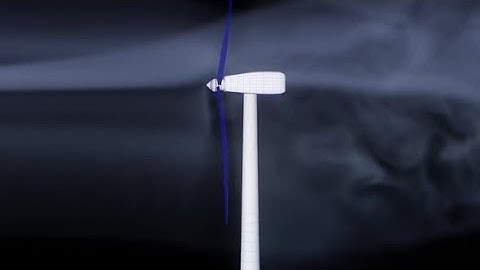 Simulation Of The Airflow Around A Wind Turbine | Motion Graphics - Videohive template